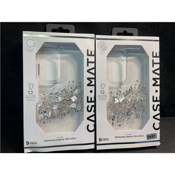 2 Case-Mate Samsung Galaxy S24 Ultra Protective/Drop-Proof Phone Cases - Brand New