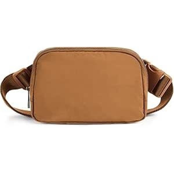 2 Ododos Unisex Belt Bags/"Lulu Dupe" Belt/Waist Bags - Sugar Almond Colour - New