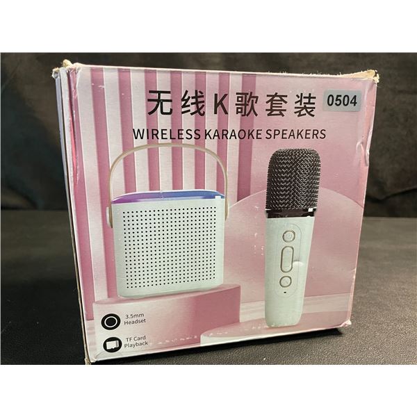 1 Wireless Mini Karaoke Machine/Speaker - Brand New