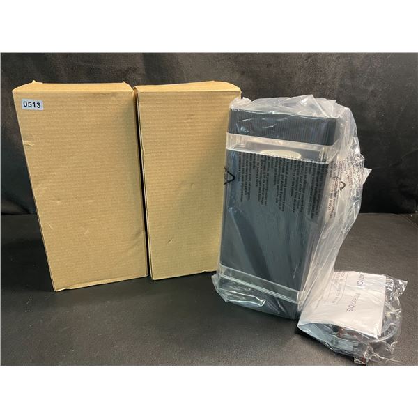 2 Outdoor/Exterior Wall Sconce Lights - Black - For Lighting Front Door Entryways/Porches - New