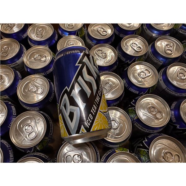 35 Single Cans of Brisk Lemon Iced Tea (355ml Each)