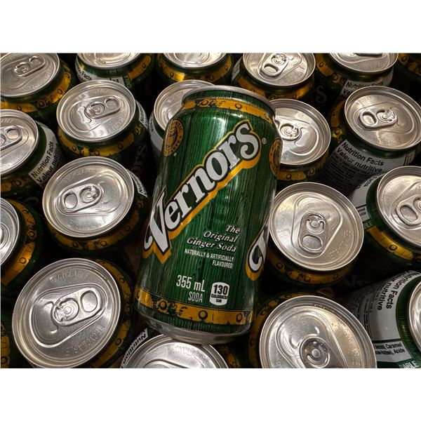 35 Single Cans of Vernors Original Ginger Ale Soda (355ml Each)