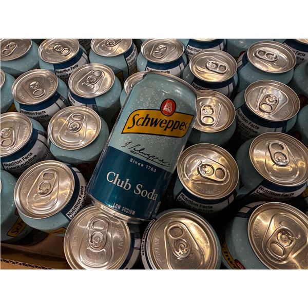 35 Single Cans of Schweppes Club Soda - (355ml Each)