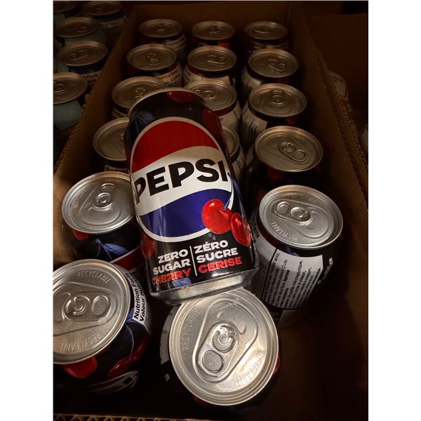 17 Single Cans of Pepsi Cherry Zero-Sugar (355ml each)