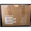 Image 1 : Acoqoos Cold Press Slow Juice Machine - Open Box