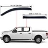 Image 3 : Lightronic Outside Mount Window Visors for 2010-14 Ford F150 - SVT Raptor SuperCrew - New