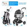 Image 3 : Betsocci Grey Pet Stroller - Open Box
