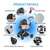 Image 4 : Betsocci Grey Pet Stroller - Open Box