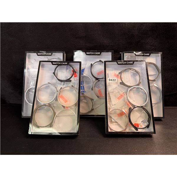 5 Packs of Assorted Colour Watch Cases for Samsung Galaxy Watch 6 43mm - New