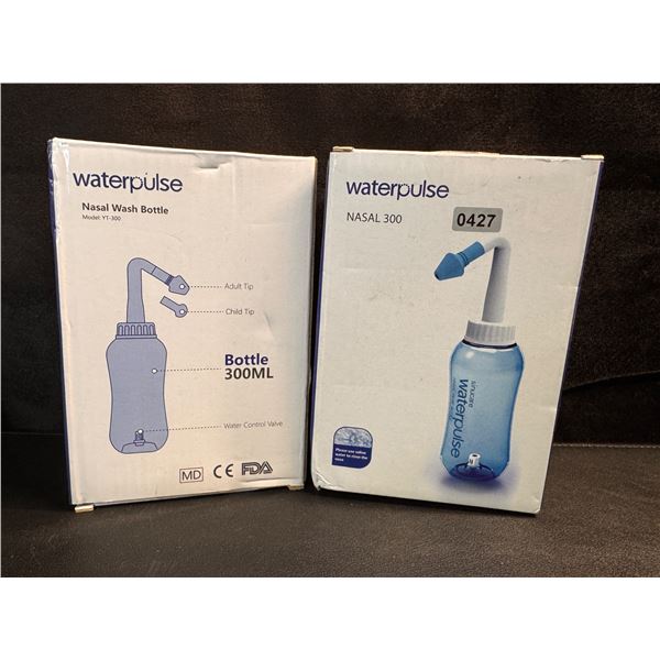2 WaterPulse Nasal Wash Bottles - New