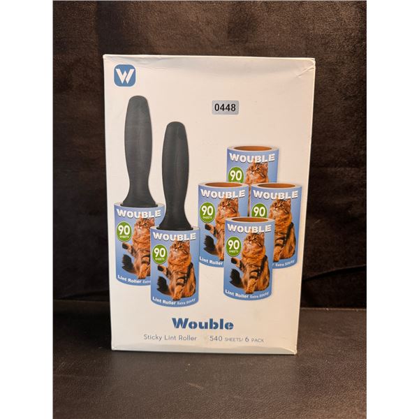 Wouble 6 Pack of Sticky Lint Rollers - New