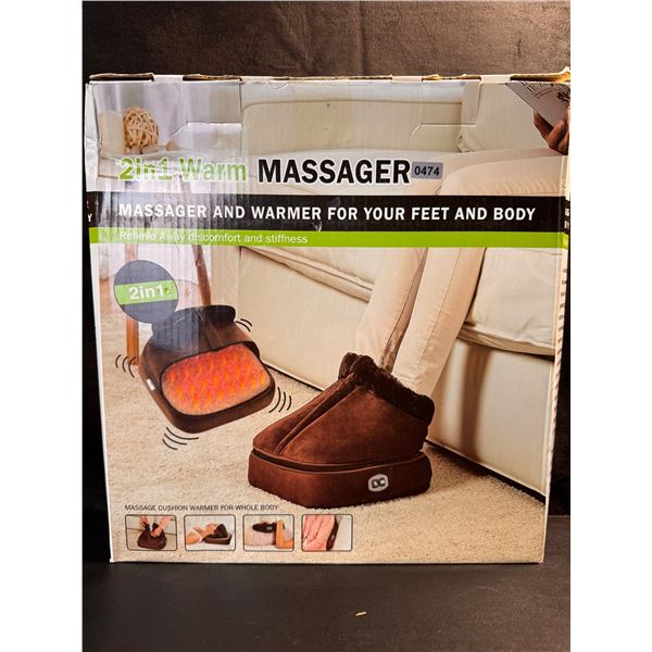 2in1 Warm Massager for Feet and Body - New