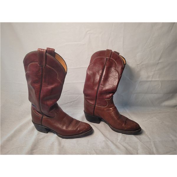 Ladies Leather Cowboy Boots A