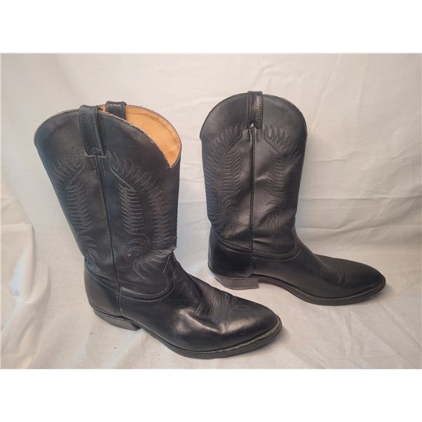 Men's Leather Cowboy Boots A