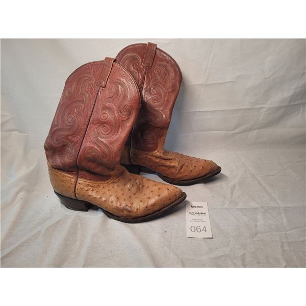 Men's Leather Cowboy Boots A
