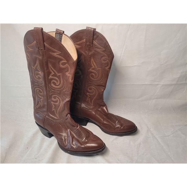 Ladies Leather Cowboy Boots A