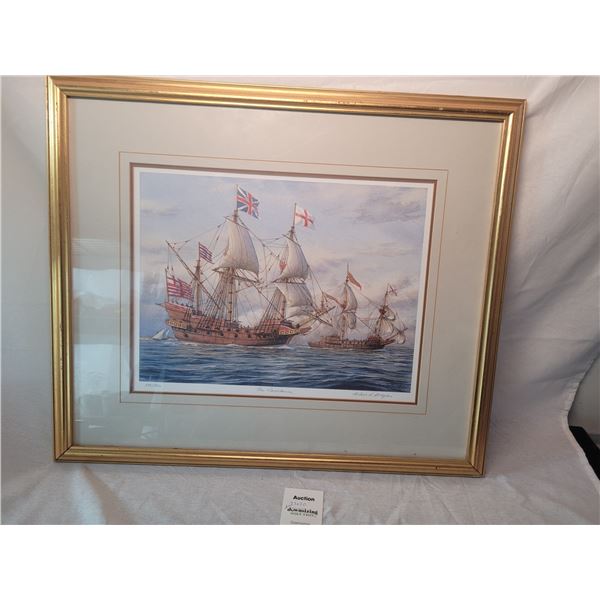 Framed Numbered Print A