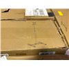Image 8 : Pallet full of assorted Vivo items - black TV stands/ monitor risers/ black mobile TV cart/ white un