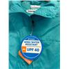 Image 2 : Women's Size S Columbia Aqua Windbreaker Jacket w/ Hidden Hoodie, UPF40