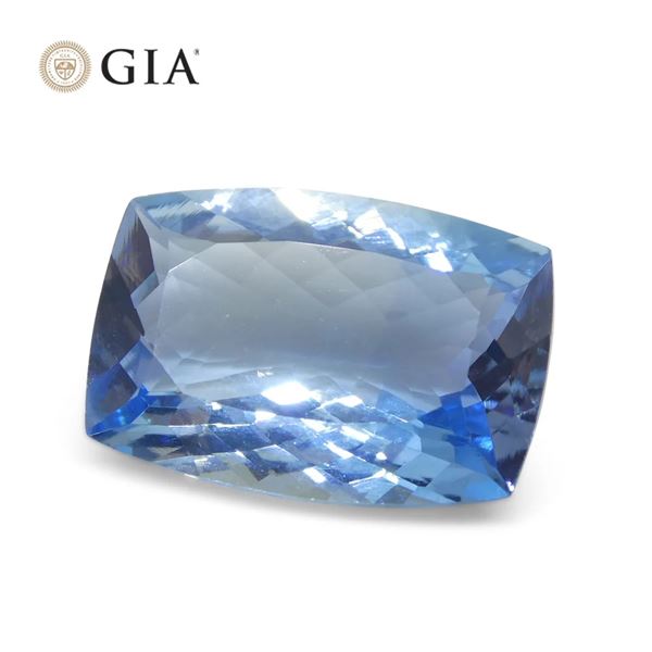 Huge Rare GIA Certified 10 Ct Natural Aquamarine