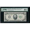Image 1 : 1934C $20 Cleveland FRN PMG 64EPQ