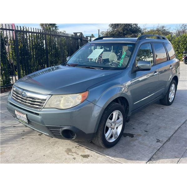 SUBA FORESTER 2009 APPT/DUP-T SMOG