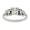 Image 7 : Antique Art Deco Platinum 1.29 ctw GIA Old Mine Diamond Engraved Engagement Ring
