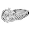 Image 6 : Rolex Ladies Stainless Steel Silver Diamond Date Wristwatch 26MM