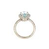 Image 3 : 2.50 ctw Aquamarine & Diamond Ring - 14KT White Gold
