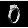 Image 4 : 0.95 ctw Diamond Ring - 14KT White Gold