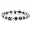 Image 2 : 22.12 ctw Fancy Black Diamond and 3.20 ctw Diamond 14K White Gold Bracelet