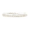 Image 1 : 1.59 ctw Round Brilliant Cut Diamond Tennis Bracelet - 14KT White Gold
