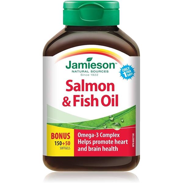 NEW JAMIESON VALUE SIZE WILD SALMON AND FISH OIL