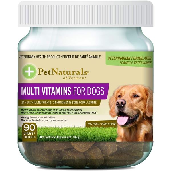 NEW PET NATURALS MULTI VITAMINS FOR DOGS 135G