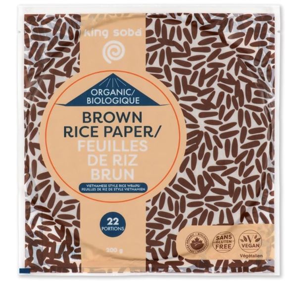 NEW 2 X 200G KING SOBA BROWN RICE PAPER