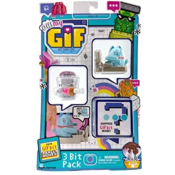 NEW OH! MY GIF 3 BIT PACK - KISS AND CAT