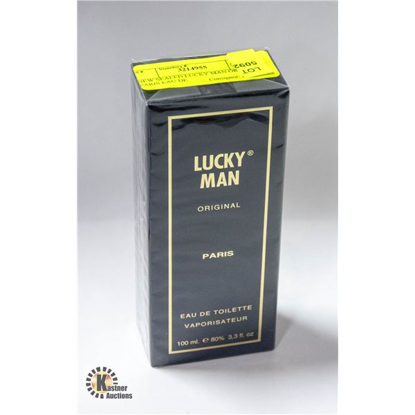 NEW SEALED LUCKY MAN ORIGINAL PARIS EAU DE