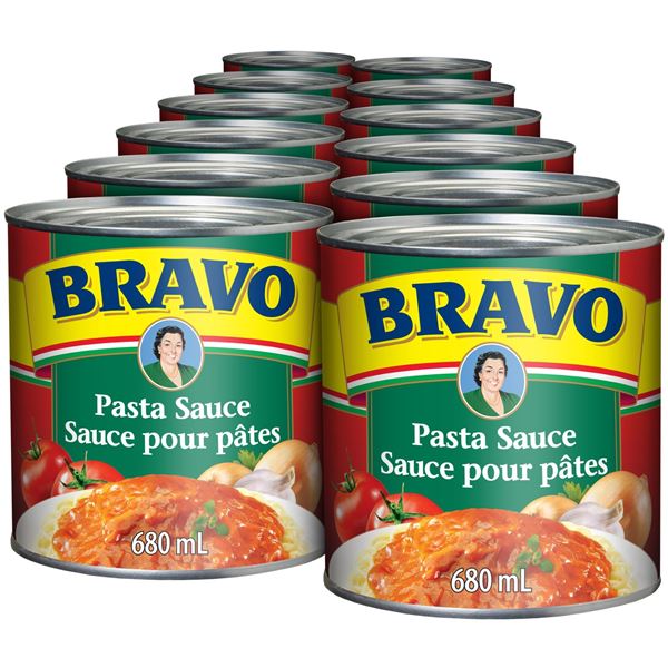 NEW BRAVO PASTA 12 X 680ML