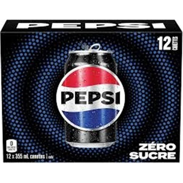 NEW 12 X 355ML PEPSI ZERO SUGAR