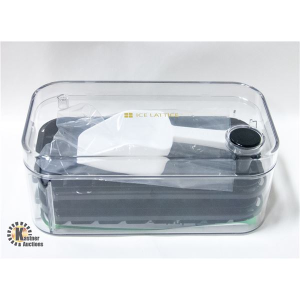 NEW COVERED ICE TRAY BLACK