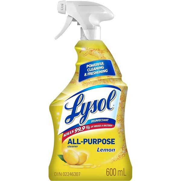 NEW LYSOL ALL PURPOSE CLEANER LEMON SCENT 650ML