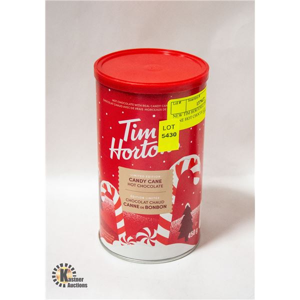 NEW TIM HORTONS LTD ED. CANDY CANE HOT CHOCOLATE