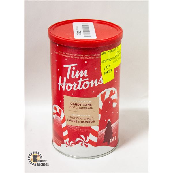 NEW TIM HORTONS LTD ED. CANDY CANE HOT CHOCOLATE