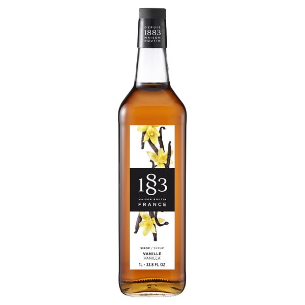 NEW 1883 MAISON ROUTIN FRANCE VANILLA SYRUP 1L