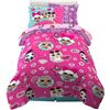 Image 1 : NEW LOL SURPRISE REVERSIBLE 5PC TWIN BED SET