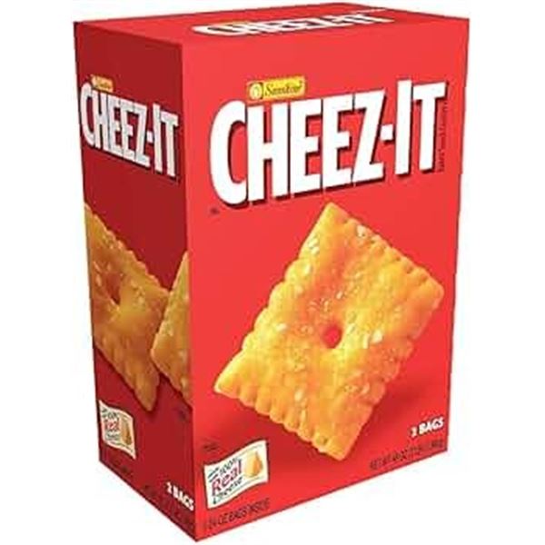 3 NEW BOXES OF CHEEZIT ORIGINAL CRACKERS 352G
