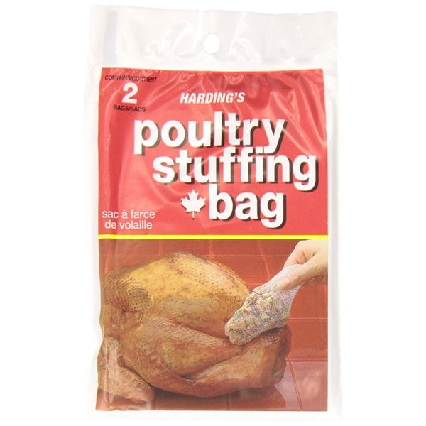NEW 10 X 2 BAGS OF HARDINGS POULTRY STUFFING BAGS