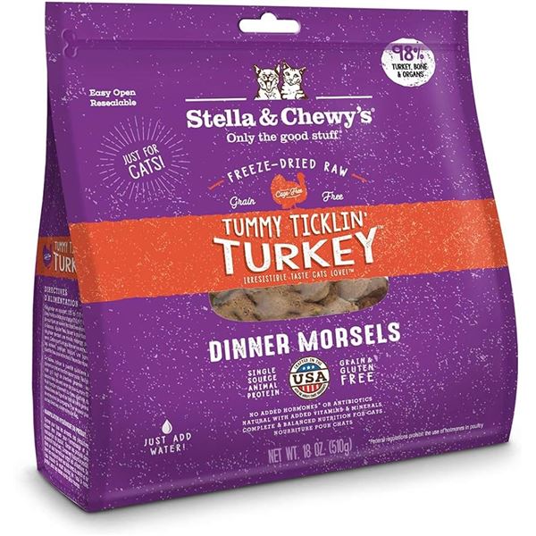 NEW 510G STELLA & CHEWYS TUMMY TICKLIN TURKEY