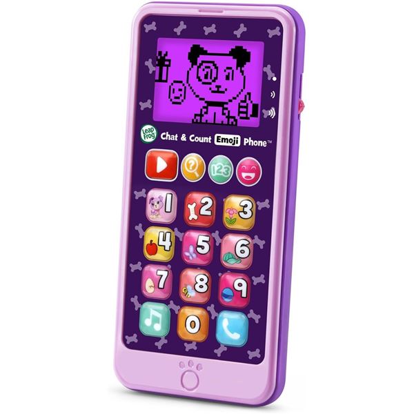 NEW LEAPFROG CHAT & COUNT EMOJI PHONE - PURPLE