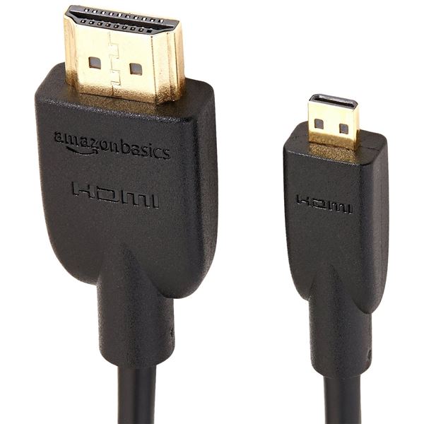 NEW AMAZON BASICS HIGH SPEED MICRO HDMI TO HDMI